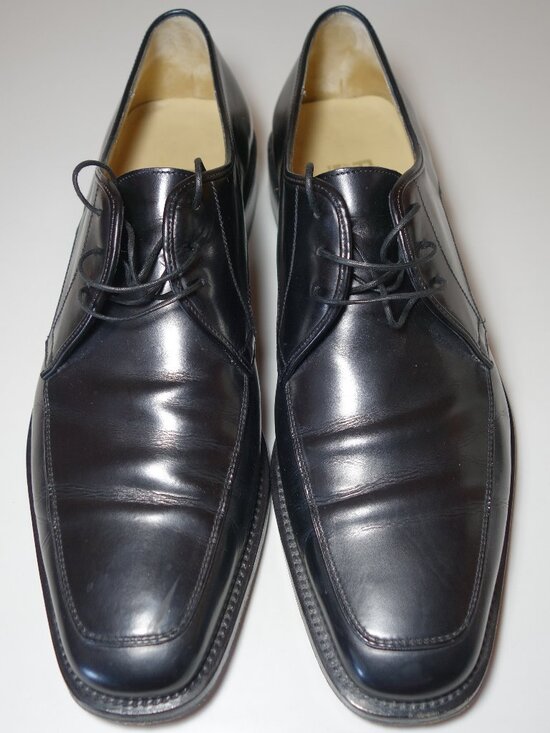 Salvatore Ferragamo Lavorazione Originale Leather Shoe Made In Italy, Size 11 D main image 6